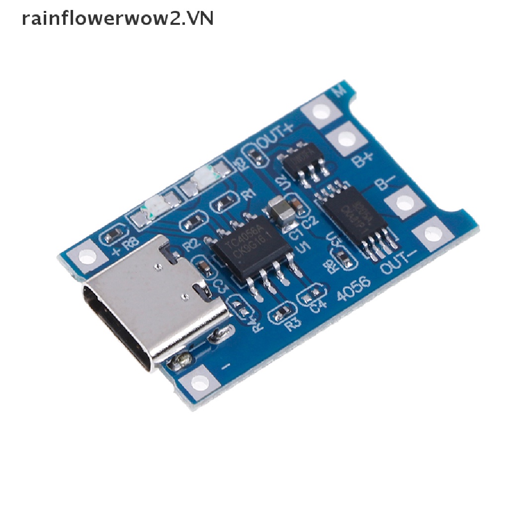 Bảng Mạch Sạc Pin lithium Type-C TP4056 18650 5V 1A Chuyên Dụng