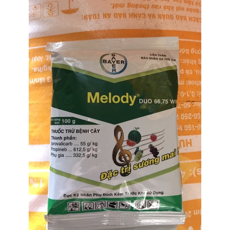 Thuốc trừ bệnh Melody DUO 66.75wp gói 100gr