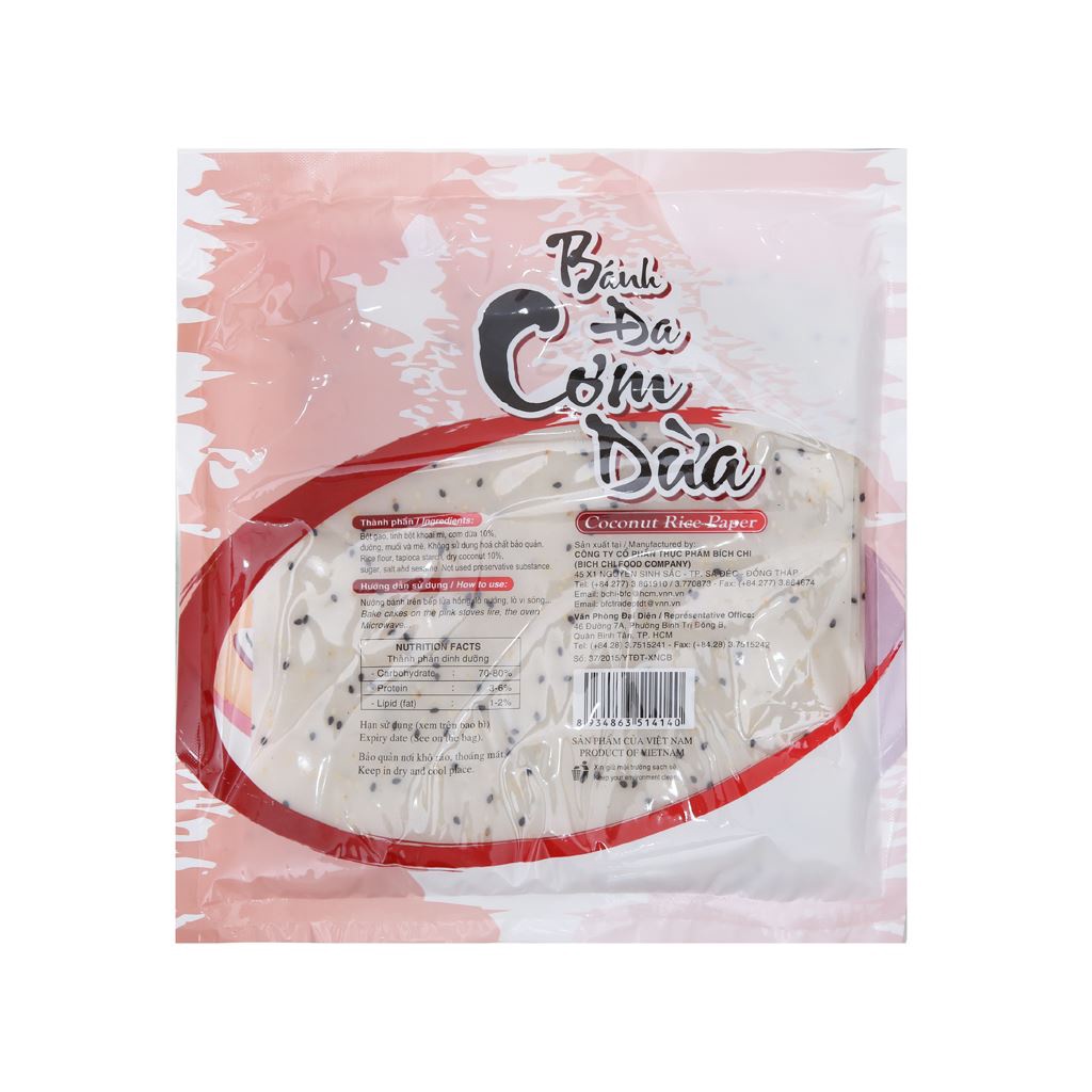 Bánh đa cơm dừa Bích Chi