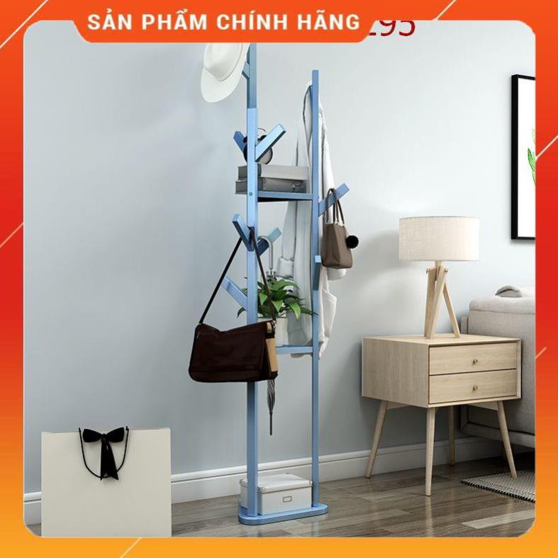 Sale - Xả kho thanh lý mắc áo thông minh gỗ - mắc treo quần áo đa năng