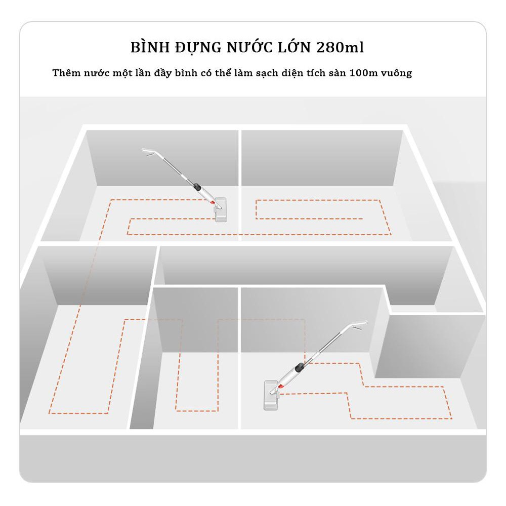 Cây Lau Nhà Hơi Nước Xiaomi Deerma TB900