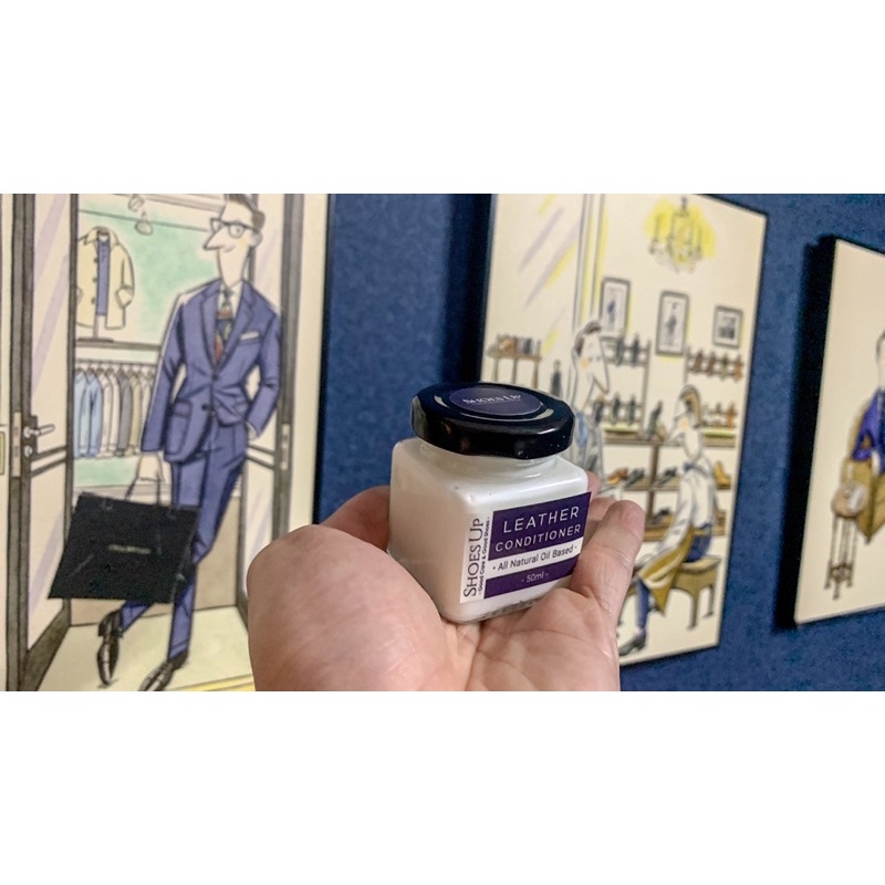 Leather Conditioner Mini Shoes Up 50ml - Kem dưỡng đồ da,giày da,túi xách, áo khoác da