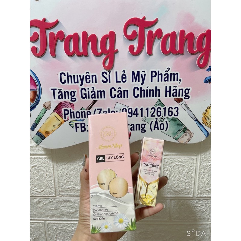 KEM TẨY LÔNG MAMEN SHOP MUA 1 TẶNG 1