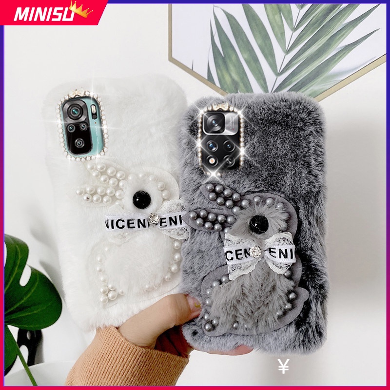 Ốp Điện Thoại Kiểu Thỏ Bông Cho Xiaomi Redmi Note 12 Pro Plus 12S 11 11S 11 Pro 10 10S 10 Pro 9 9S 9 Pro