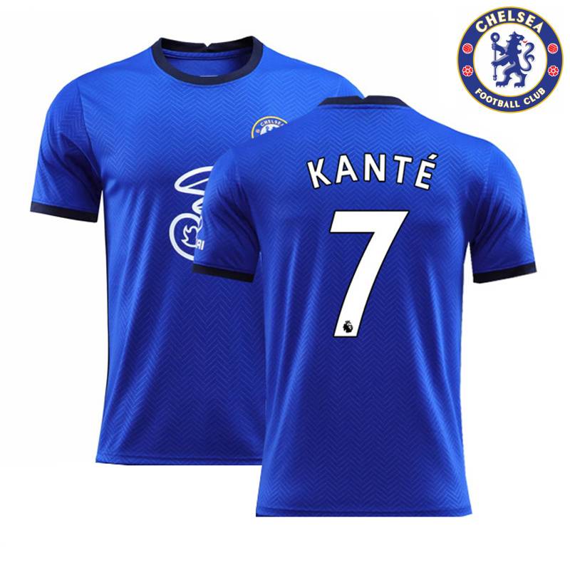 Yb2 2020-2021 Chelsea F.C. Áo Thun Số 2 Họa Tiết Cầu Thủ Bóng Đá Đội Tuyển kante Pulisic