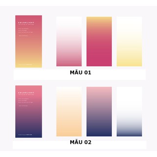 Giấy note ghi chú màu gradient NOT010