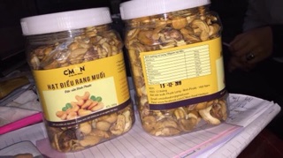 Hạt điều rang muối vỡ 500gr