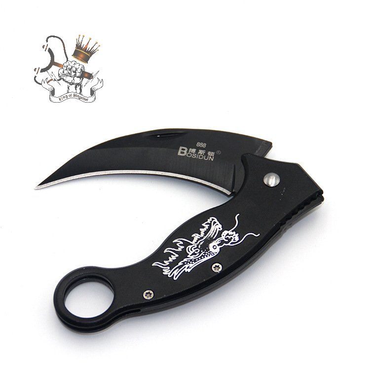 [Hàng Chuẩn] Dao Gấp Gọt Hoa Quả Karambit, Chống Gỉ Sét, Phụ kiện văn phòng phẩm, Đi Dã Ngoại Cực Tốt DP3