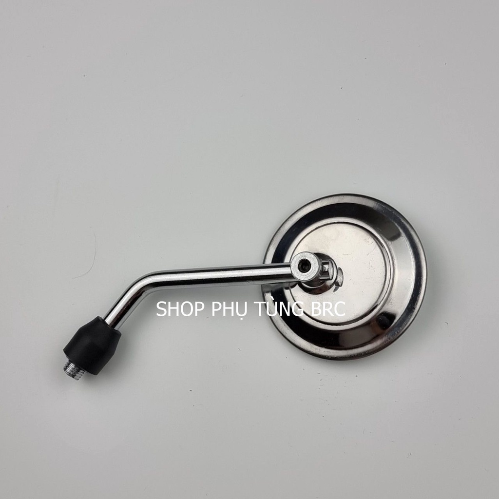 Gương chiếu hậu tròn INOX loại nhỏ 8 li gắn các loại xe CUB