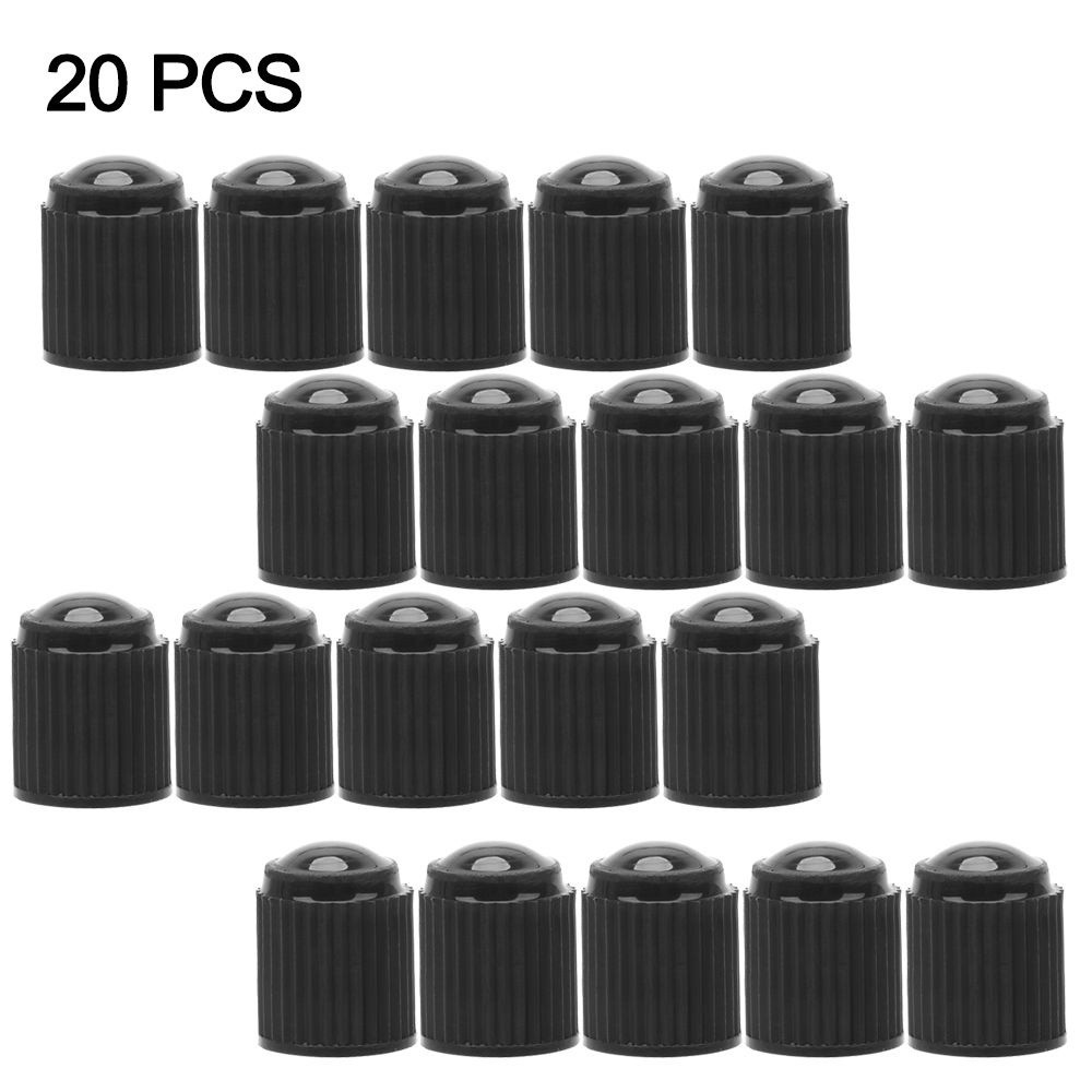 Set 20 Nắp Nhựa Tròn Đậy Van Bánh Xe Đạp / Xe Máy Chống Bụi Bẩn Nhiều Màu Sắc