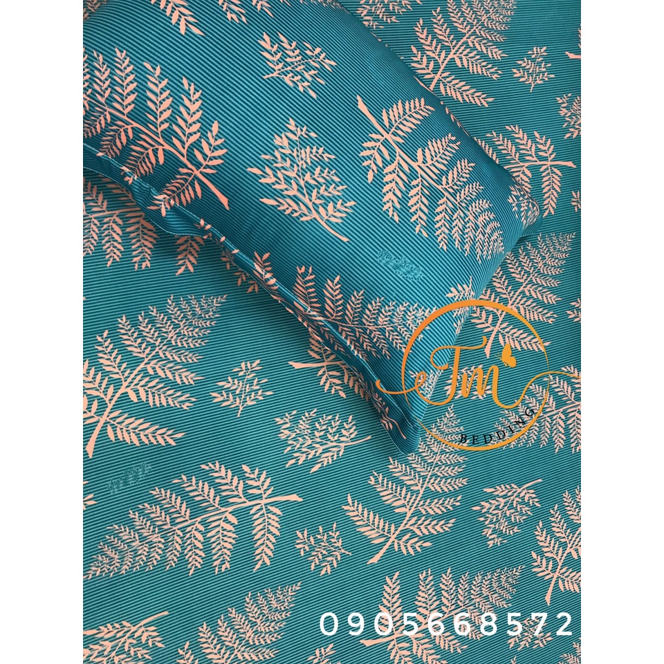 Bộ ga gối { 4 Món } Thun Lạnh Hàn Quốc ( 1 ga bọc + 2 vỏ gối nằm + 1 vỏ gối ôm ) | BigBuy360 - bigbuy360.vn