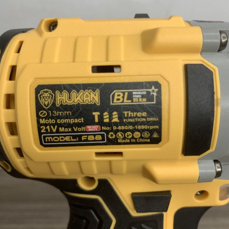 Thân Máy Khoan 13 Ly F88 HUKAN Không Chổi Than Siêu Khỏe