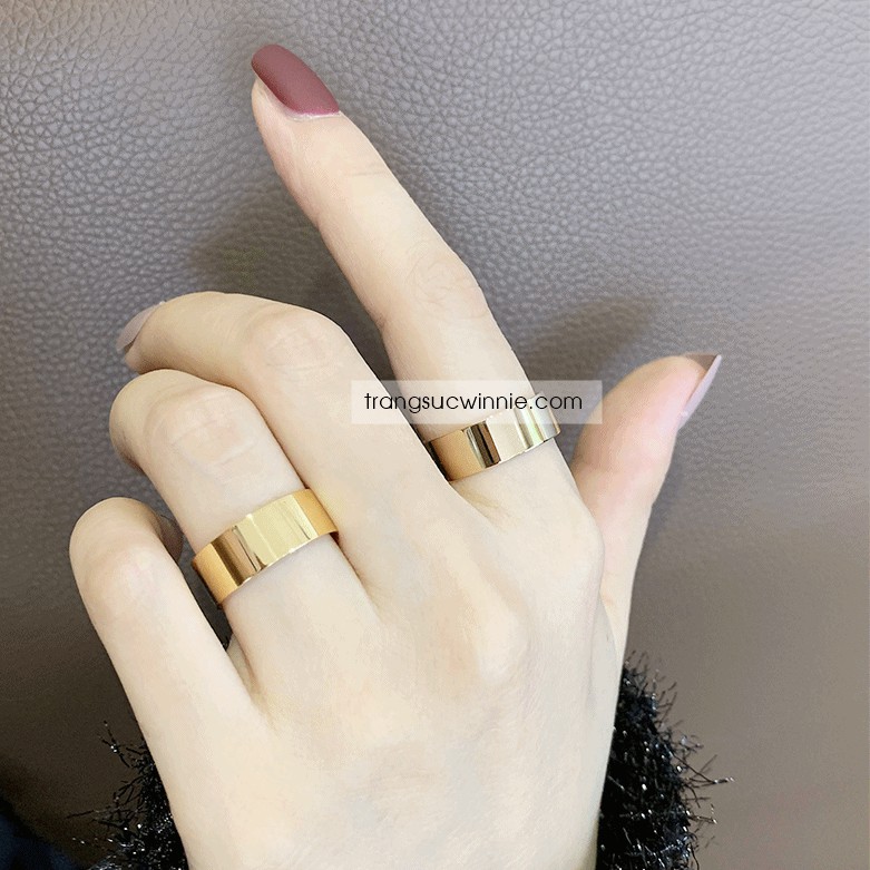 Nhẫn nữ titan gold VG