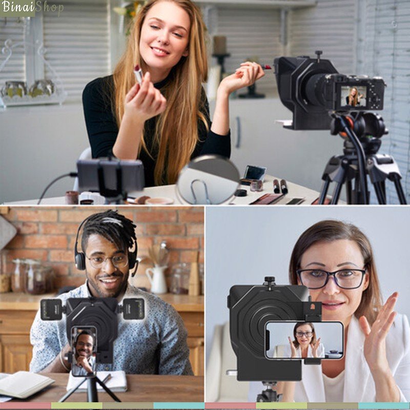 Ulanzi Teleprompter PT-15 - Máy Nhắc Chữ Mini Dùng Cho Điện Thoại, Máy Ảnh, Máy Quay