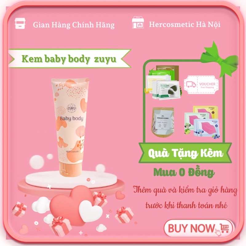 Kem baby body ZuYu dưỡng trắng, kem dưỡng lotion trắng da , thơm như nước hoa