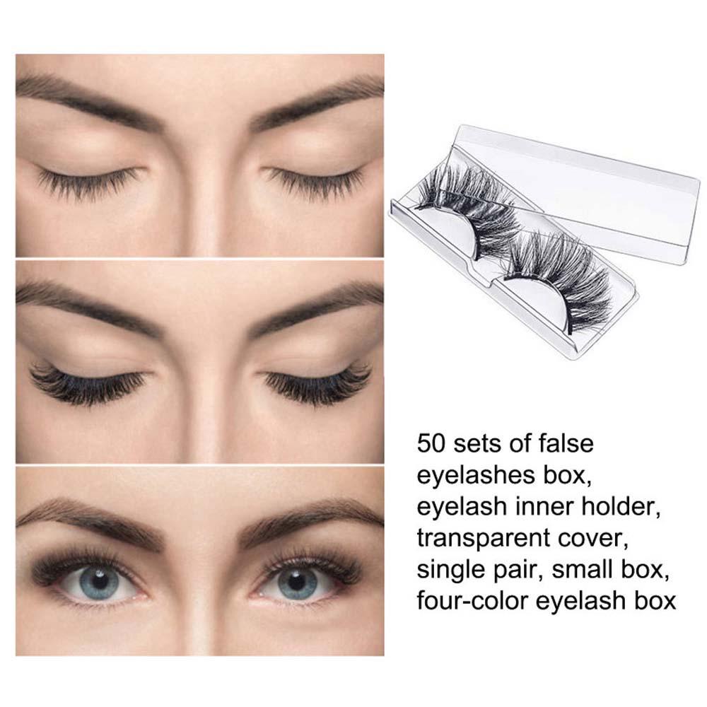Hộp Đựng Lông Mi Giả Hình Vuông Trong Suốt Tiện Dụng