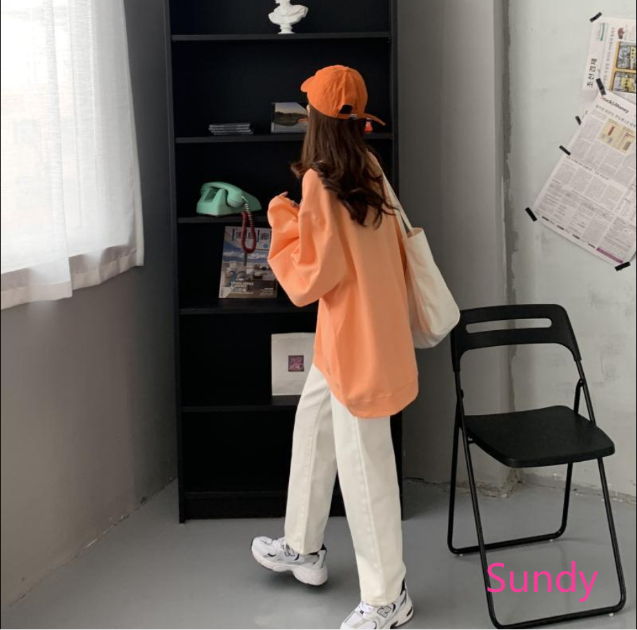 Áo dài tay dáng rộng cá tính cho nữ