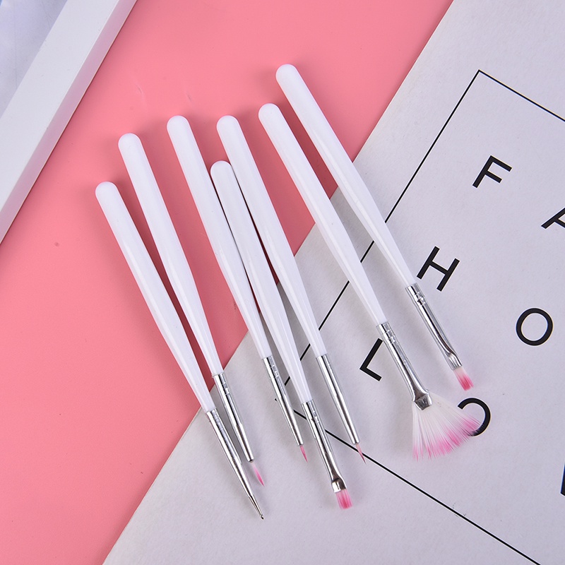 Set 7 Cọ Vẽ Trang Trí Bánh Kem Diy Chuyên Dụng