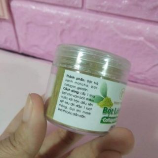 Bột lột mụn colagen trà xanh