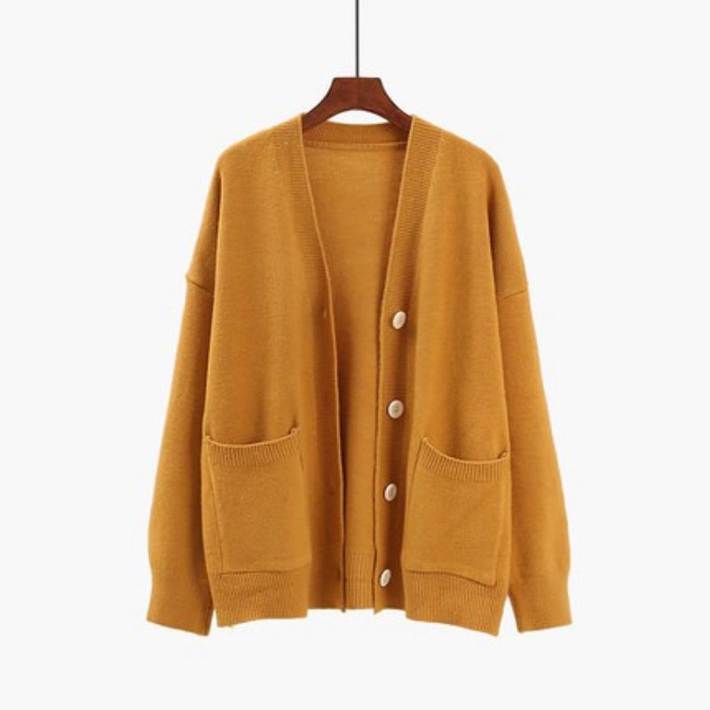 (Sẵn hàng)Áo Cardigan Croptop Dệt Kim Tay Dài Dáng Ôm Phong Cách Thời Trang Hàn Quốc Cho Nữ(mới 98%)