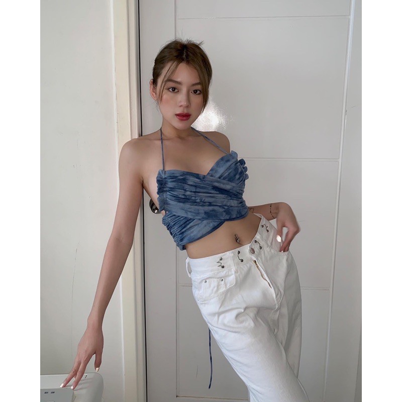 Áo croptop loang