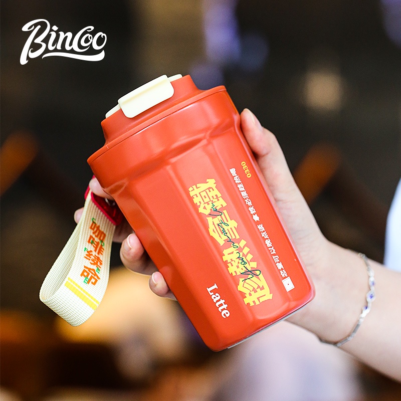 Bincoo Bình Nước Giữ Nhiệt Cao Cấp Chất Liệu Thép Không Gỉ 320ml