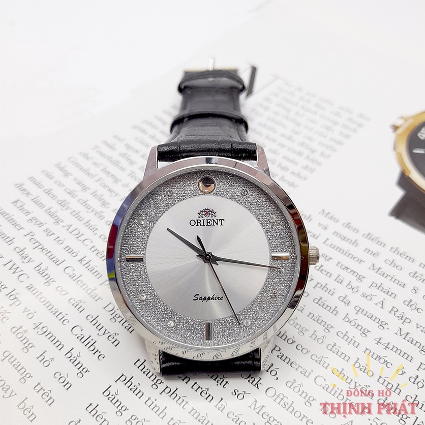 Đồng Hồ Nam ORT Dây Da Kính Sapphire Chống Nước