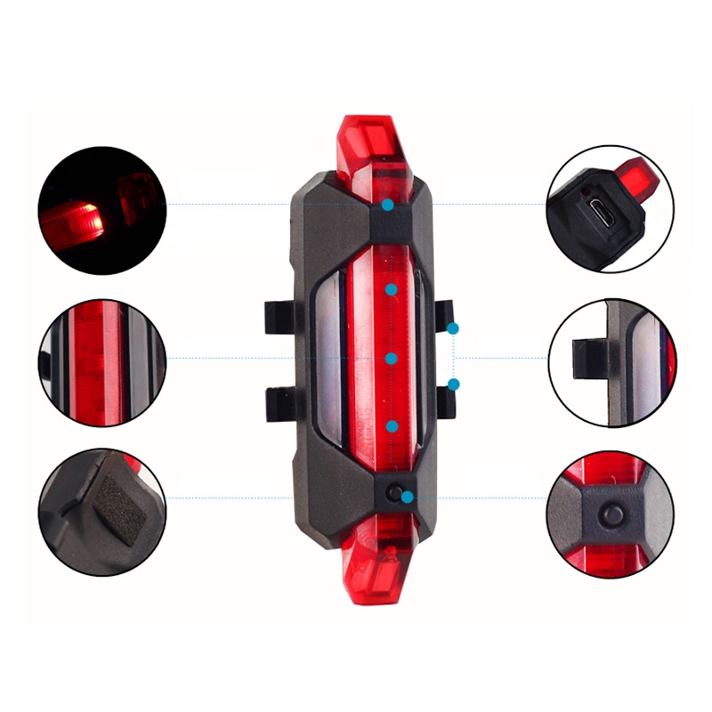 Đèn Led Tín Hiệu Gắn Xe Đạp Tiện Lợi CXY