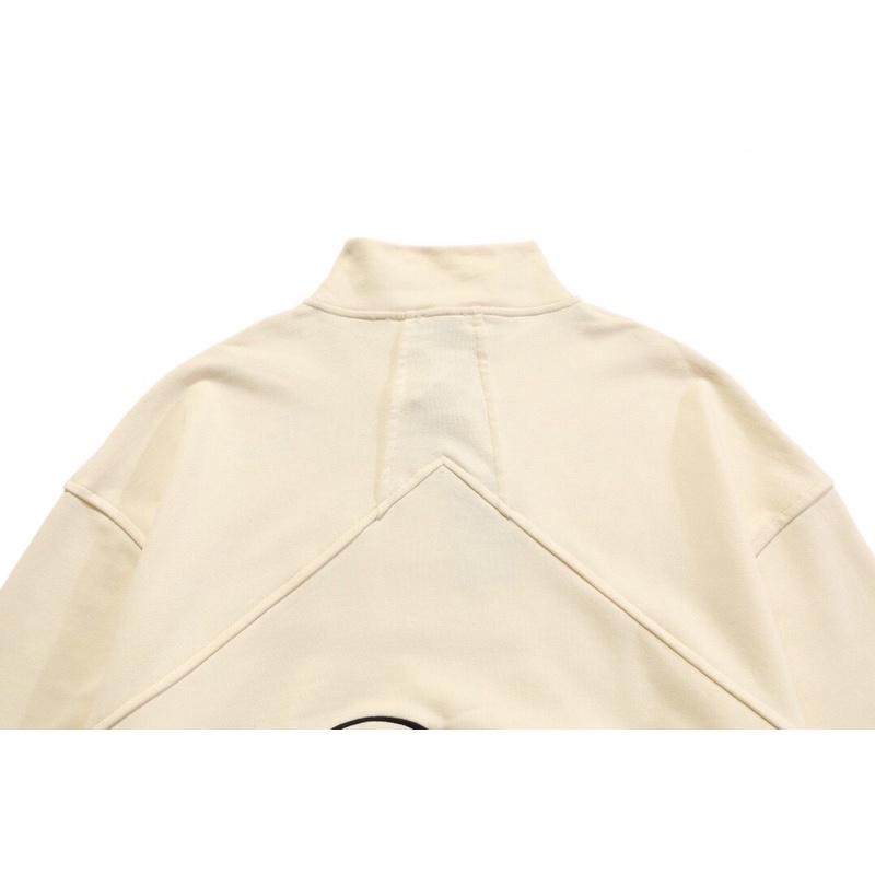 Áo nỉ RHUDE logo embroidered half-zip sweatshirt ss21