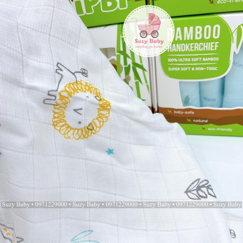 Khăn sữa sợi tre Mipbi