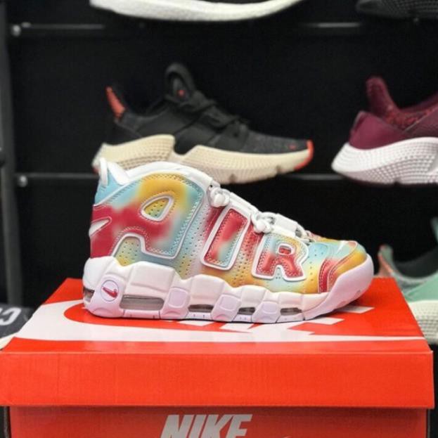 Giày sneaker AIR UPTEMPO MÀU CẦU VỒNG . Hàng như hình chất lượng tốt yu tin chất lượng Cao Cấp | Bán Chạy| 2020 : ' ' ^