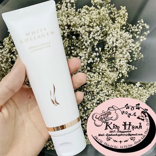 Sữa Rửa Mặt Trắng Da Collagen Ahc