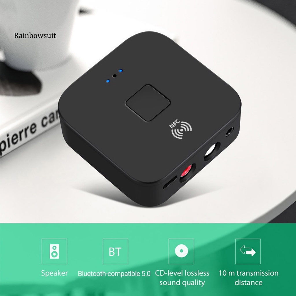 Thiết Bị Nhận Tín Hiệu Âm Thanh Bluetooth NFC 2RCA Chuyên Dụng Cho Xe Hơi