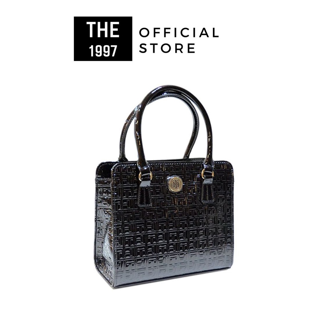 Túi Tommy Hilfiger Purse Cross Body Bag Black Leather Da Đen Chính Hãng Tommy