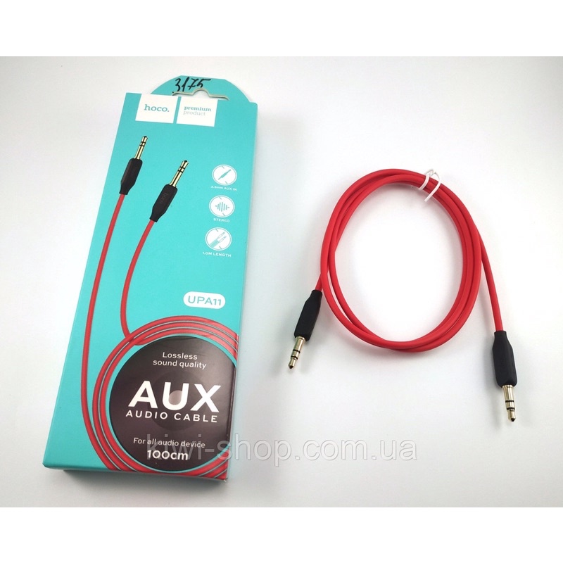 [BẢO HÀNH 3 TH] Cáp âm thanh 2 đầu 3.5mm AUX chính hãng Hoco UPA11 siêu bền dài 1 mét