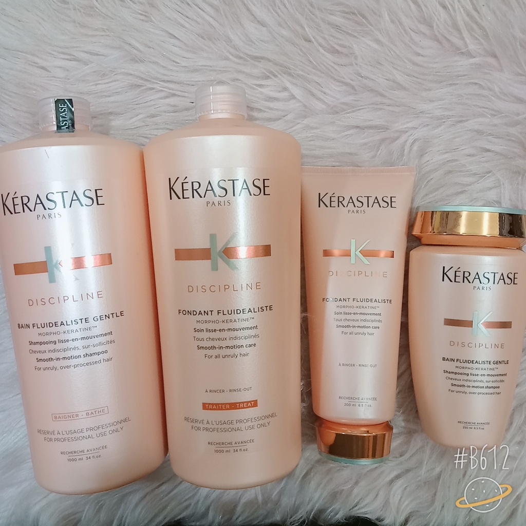 Bộ dầu gội xả suôn mượt dành cho tóc thẳng hoặc tóc uốn xoăn KERASTASE Discipline LOREAL ( hàng chính hãng )
