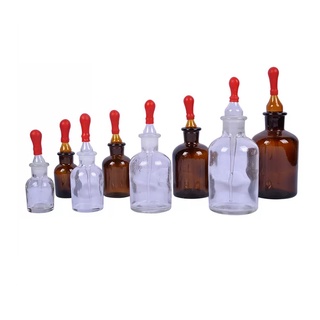 chai thủy tinh trắng nhỏ giọt/ Chai thủy tinh nâu nhỏ giọt