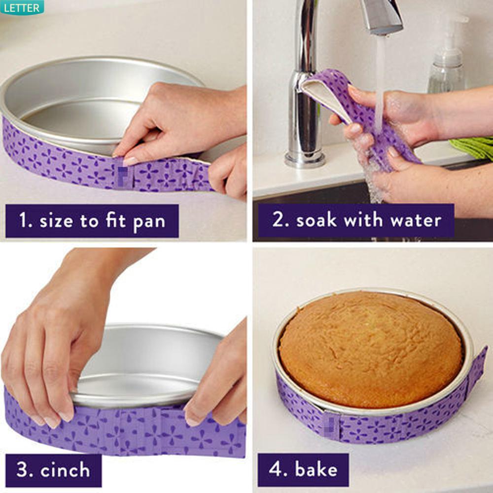 Dây đai vải bọc khuôn nướng bánh giữ ẩm bảo vệ bánh khi nướng dành cho gia đình