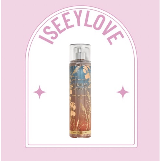 Xịt Thơm Toàn Thân Body Mist SUNRISE WOODS Bath & Body Works