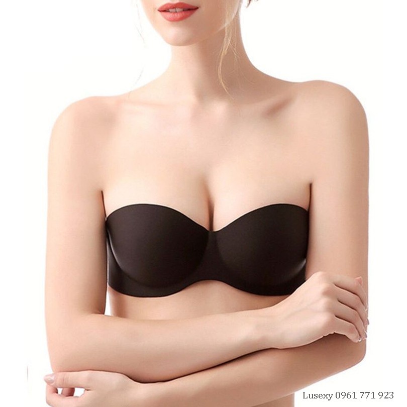 Áo Lót nữ Đúc chống tụt kèm dây trong + dây vải nâng ngực tạo khe gợi cảm