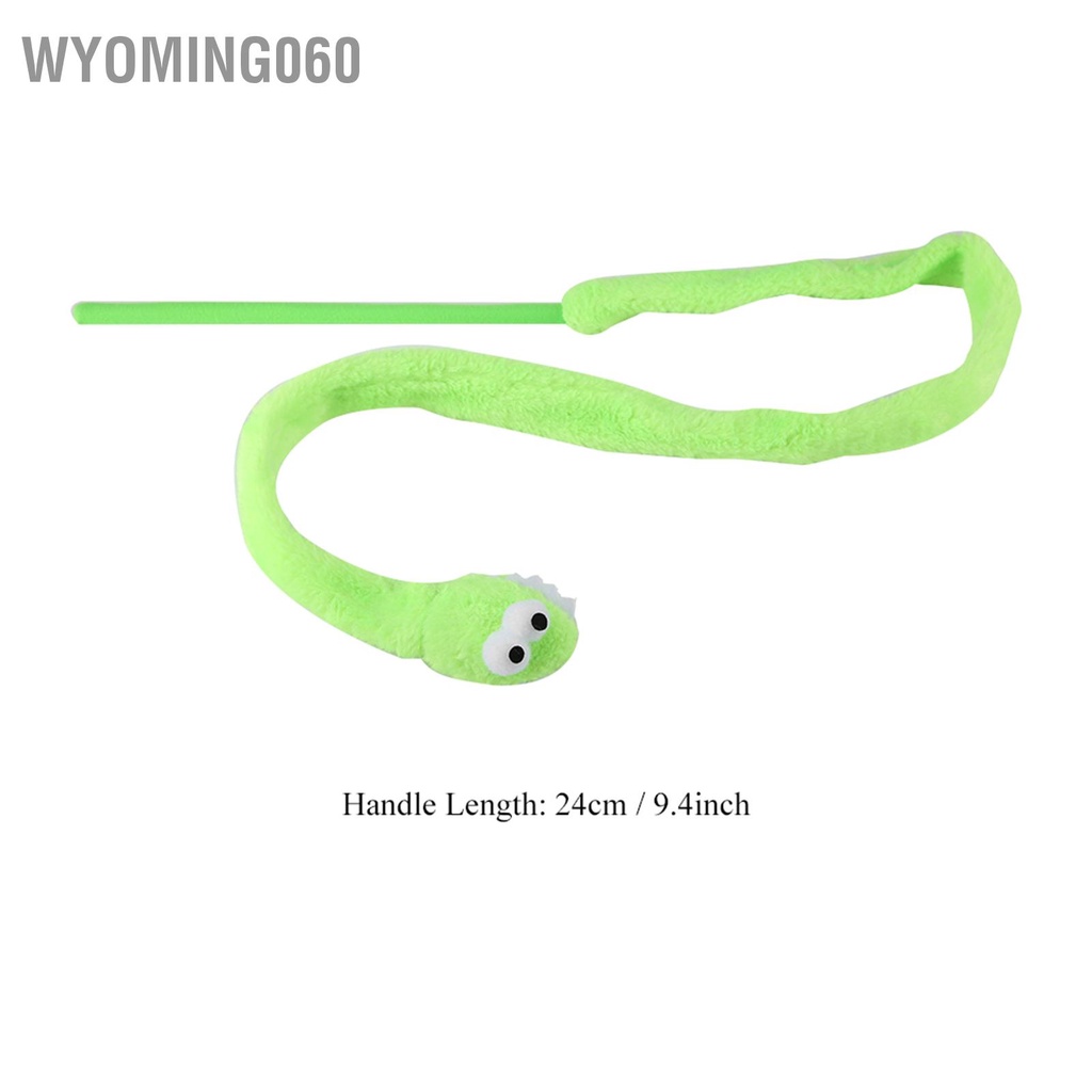 [Hàng Sẵn]  Đồ chơi mèo 3 màu Hình dạng rắn con Teaser Vui nhộn Mèo Thú cưng đồ 【Wyoming060】