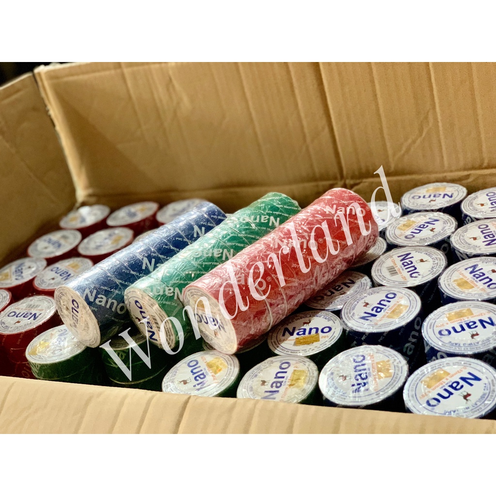 Băng keo điện đen 1 cây 10 cuộn 20y