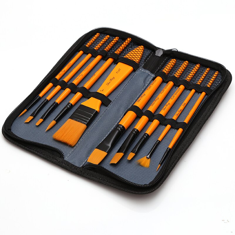 Set 10 Cọ Vẽ Tranh Màu Nước Cho Trẻ