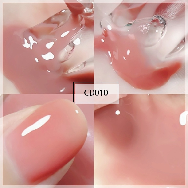 Sơn thạch nude bobo, sơn gel thạch màu nude hoa hồng Thiên Di Nail