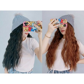 Mũ len xù❤️freeship 50k❤️ tóc mũ dính sẵn