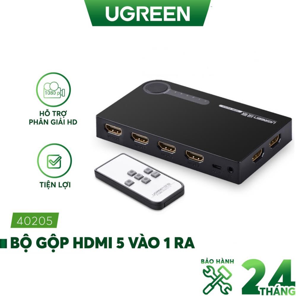 Mua ngay Bộ gộp HDMI 5 vào 1 ra UGREEN 40205 [Giảm giá 5%]