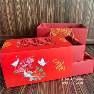 Combo 5 Hộp đựng 4 bánh trung thu Đại đóa