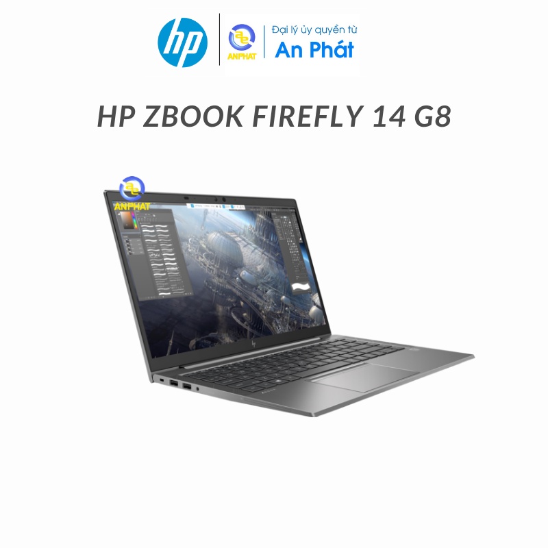 [Mã ELHP1010 giảm 15% đơn 18TR] Laptop HP ZBook Firefly 14 G8 Mobile Workstation 1A2F1AV i5-1135G7 8G 512G