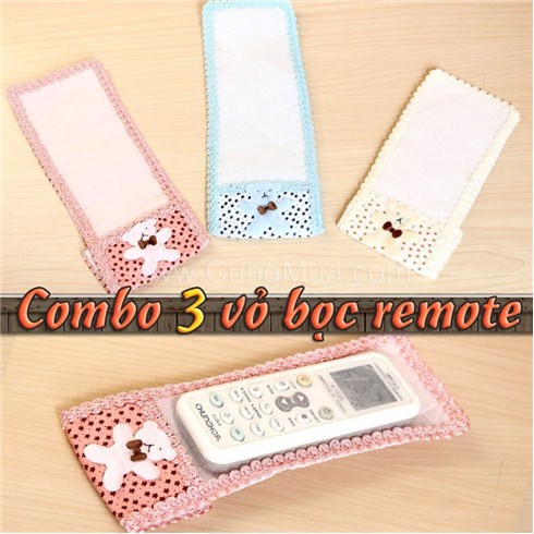 Combo 10 bọc remote xinh xắn