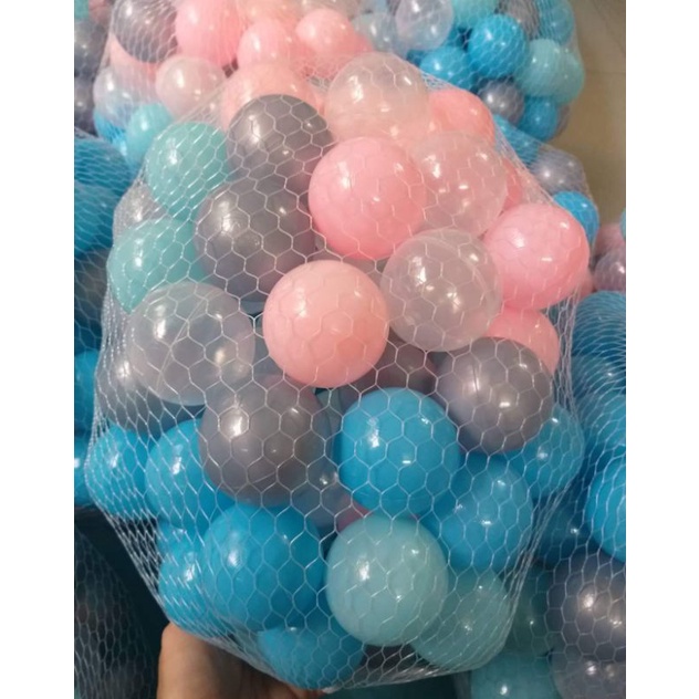 Sale sốc 100 quả bóng nhựa hola 7 màu size 5cm xinh xắn.